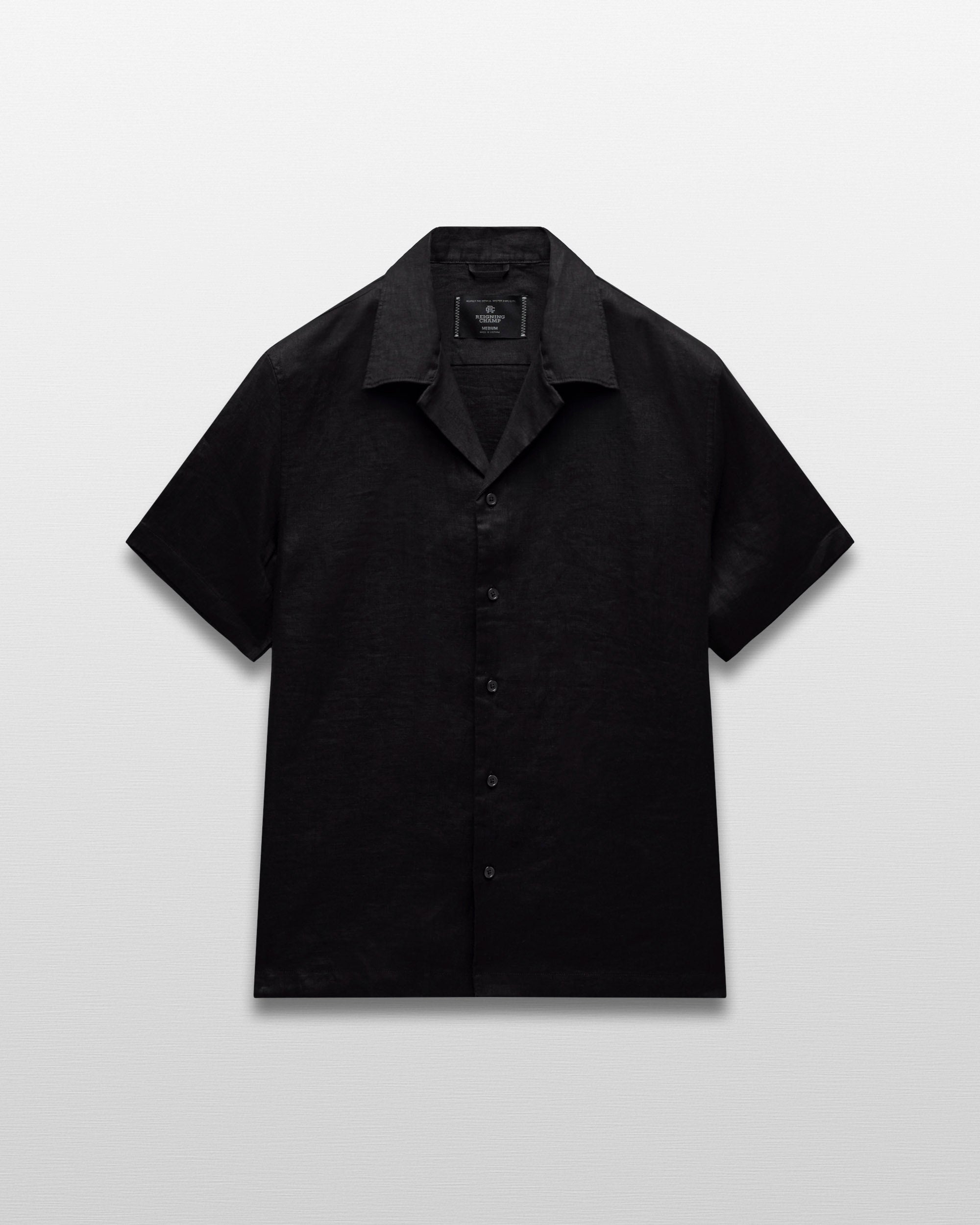 BLACK CAMP 様 Linen Retreat Standard Camp Shirt | Reigning Champ | Reigning Champ US
