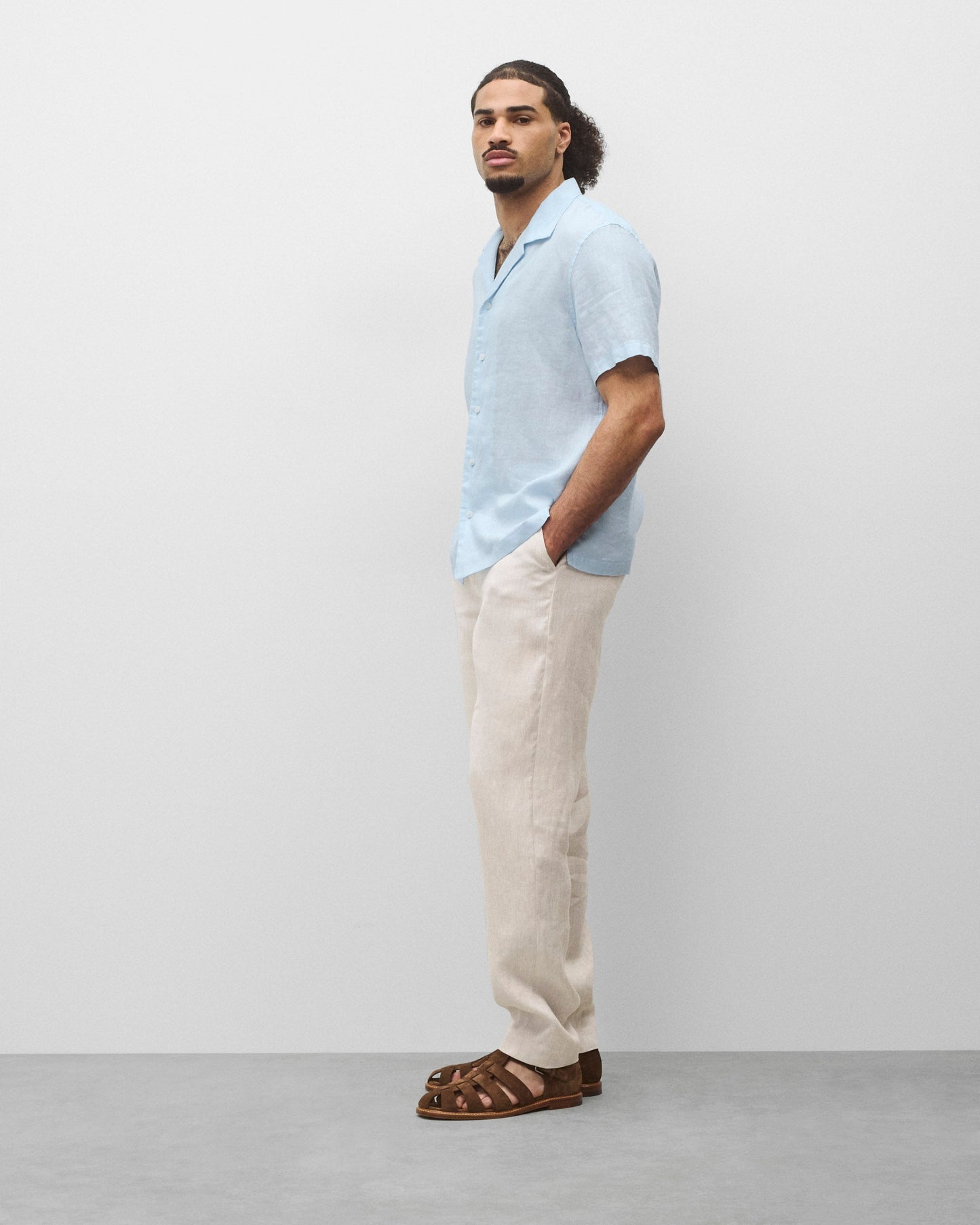 Linen Retreat Standard Camp Shirt