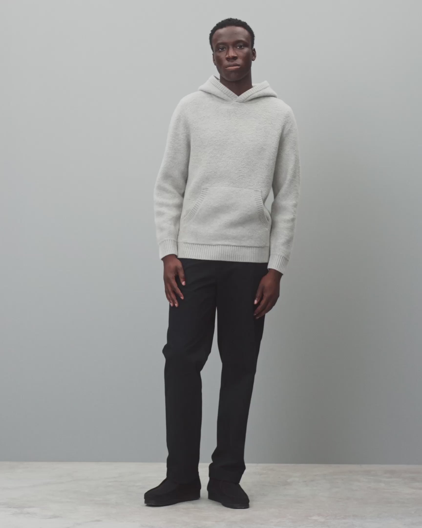 REIGNING CHAMP グレー フーディーセット Textured Boucle Turf Hoodie | Reigning Champ | Reigning Champ US