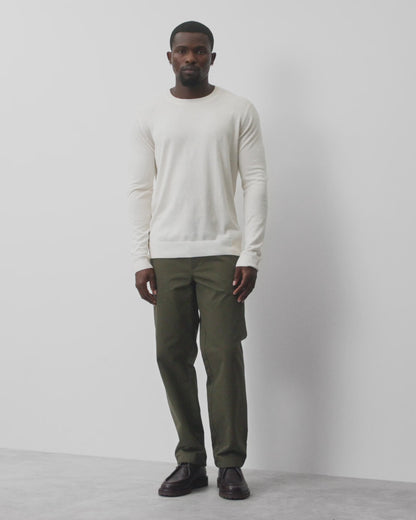 Silk Cashmere Gallery Crewneck