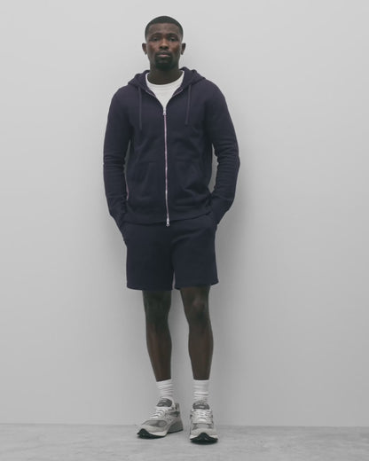 Midweight Terry Slim Zip Hoodie