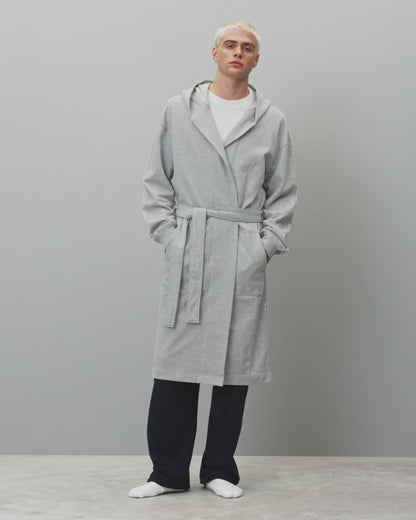 Midweight Terry Relaxed Hooded Robe