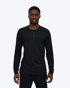 Lightweight Jersey Long Sleeve Henley