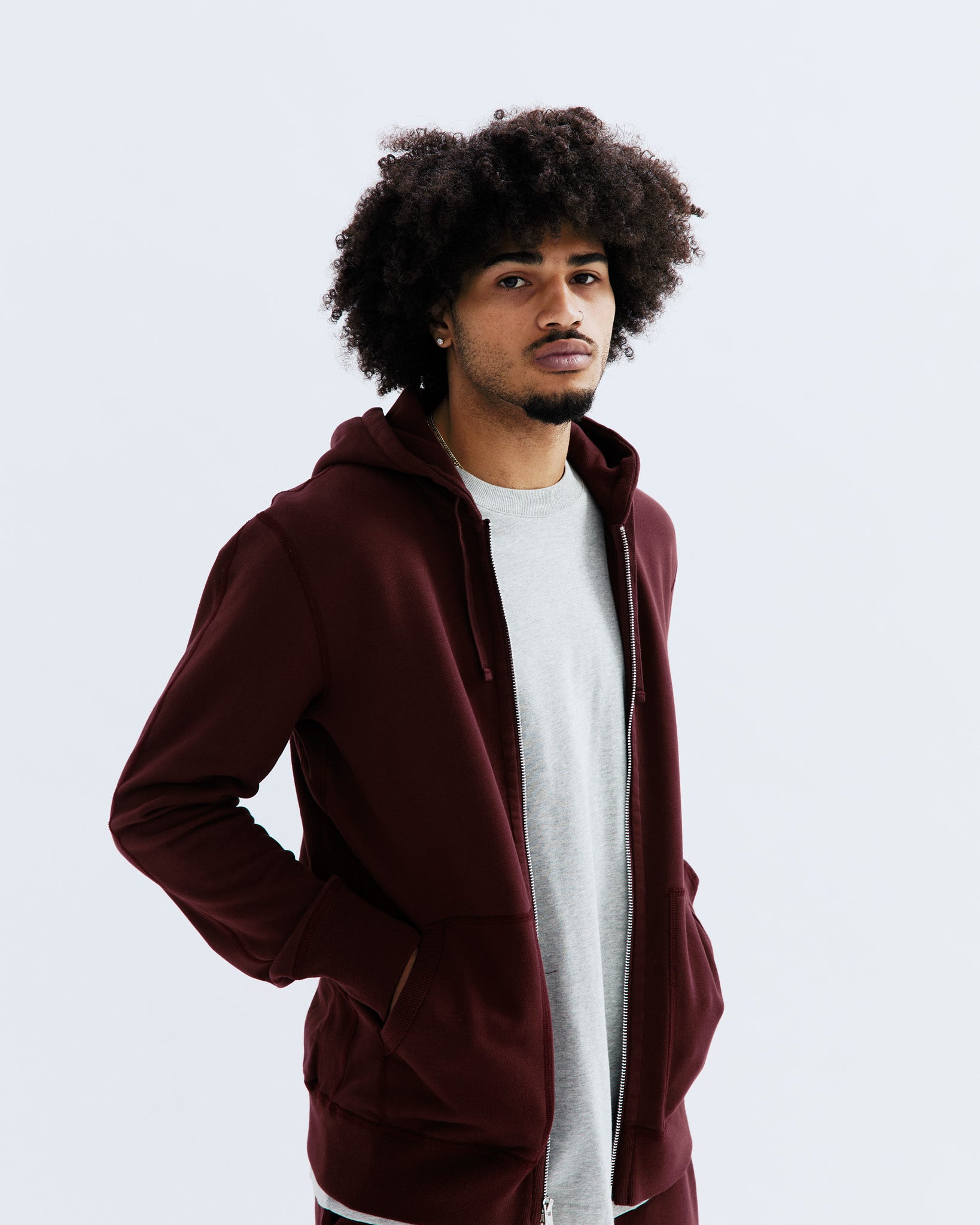 Reigning champ crimson hoodie sale