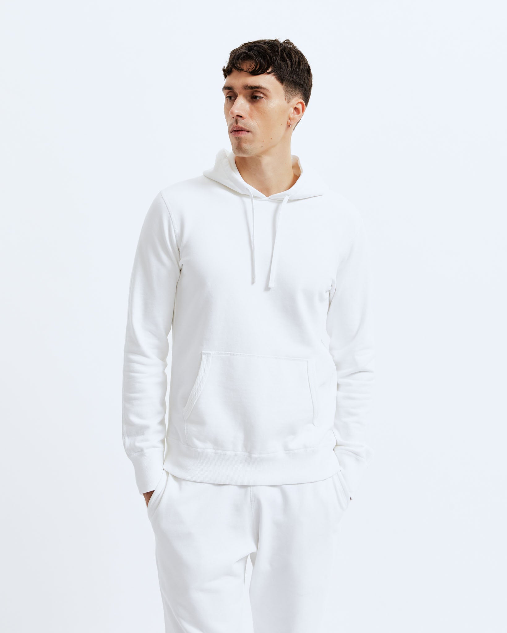 Reigning champ outlet white hoodie