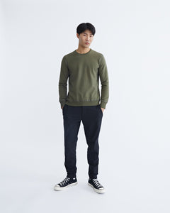 Midweight Terry Slim Crewneck