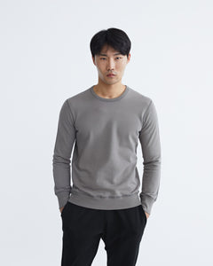 Lightweight Terry Slim Crewneck