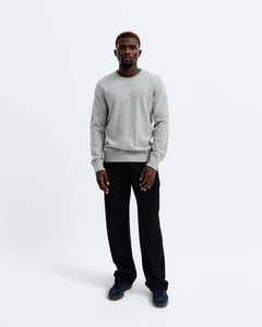 Lightweight Terry Slim Crewneck