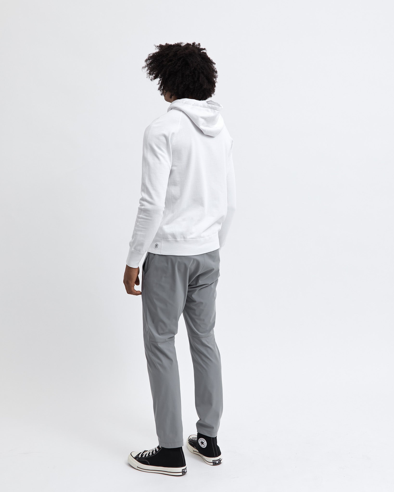 Reigning champ deals white hoodie