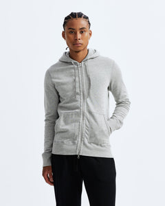 Lightweight Terry Slim Zip Hoodie