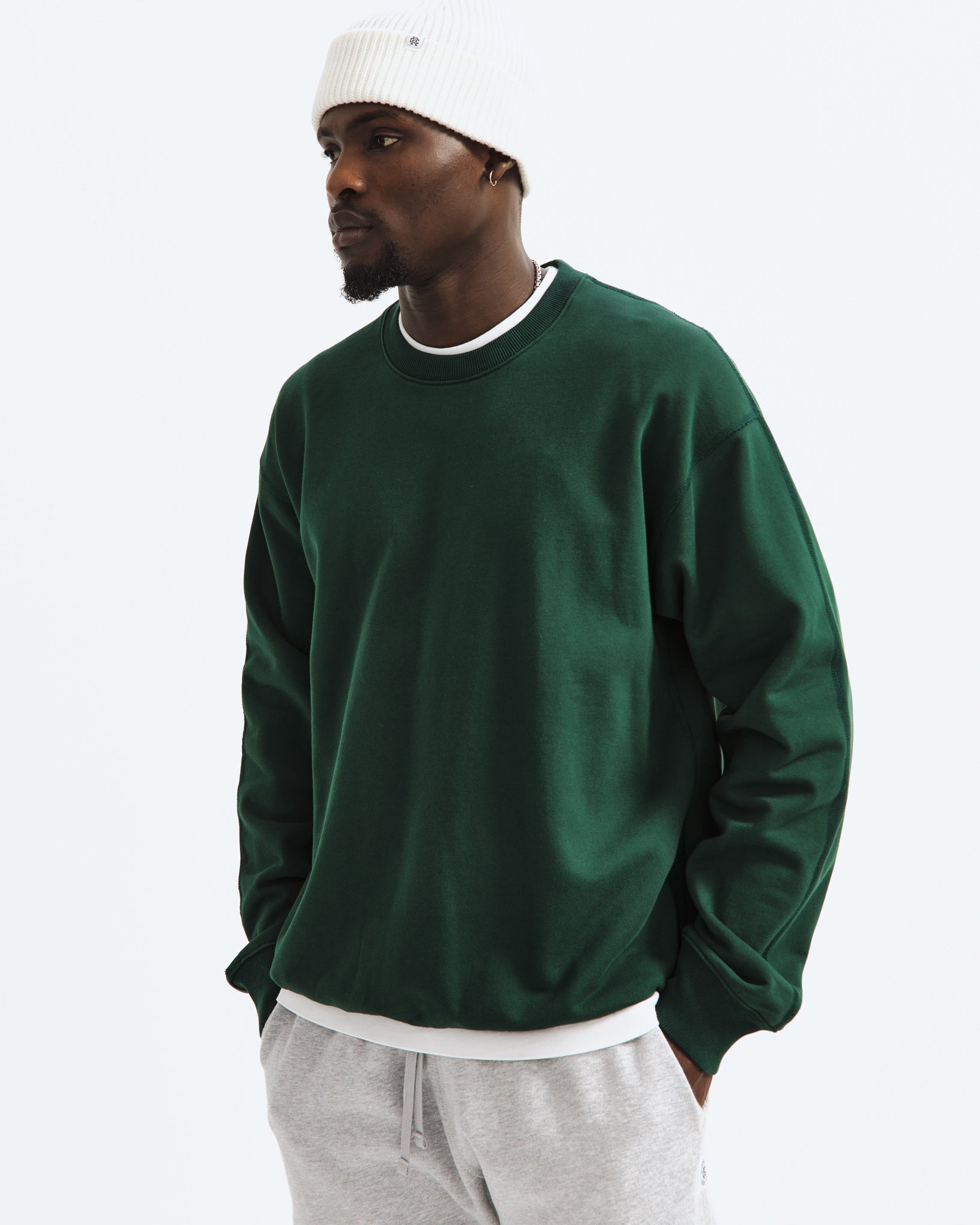 Midweight Terry Relaxed Crewneck