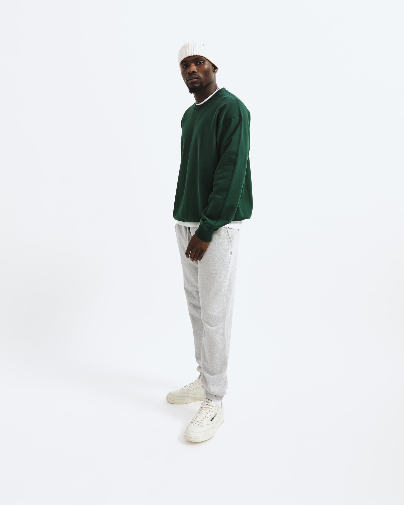Midweight Terry Relaxed Crewneck