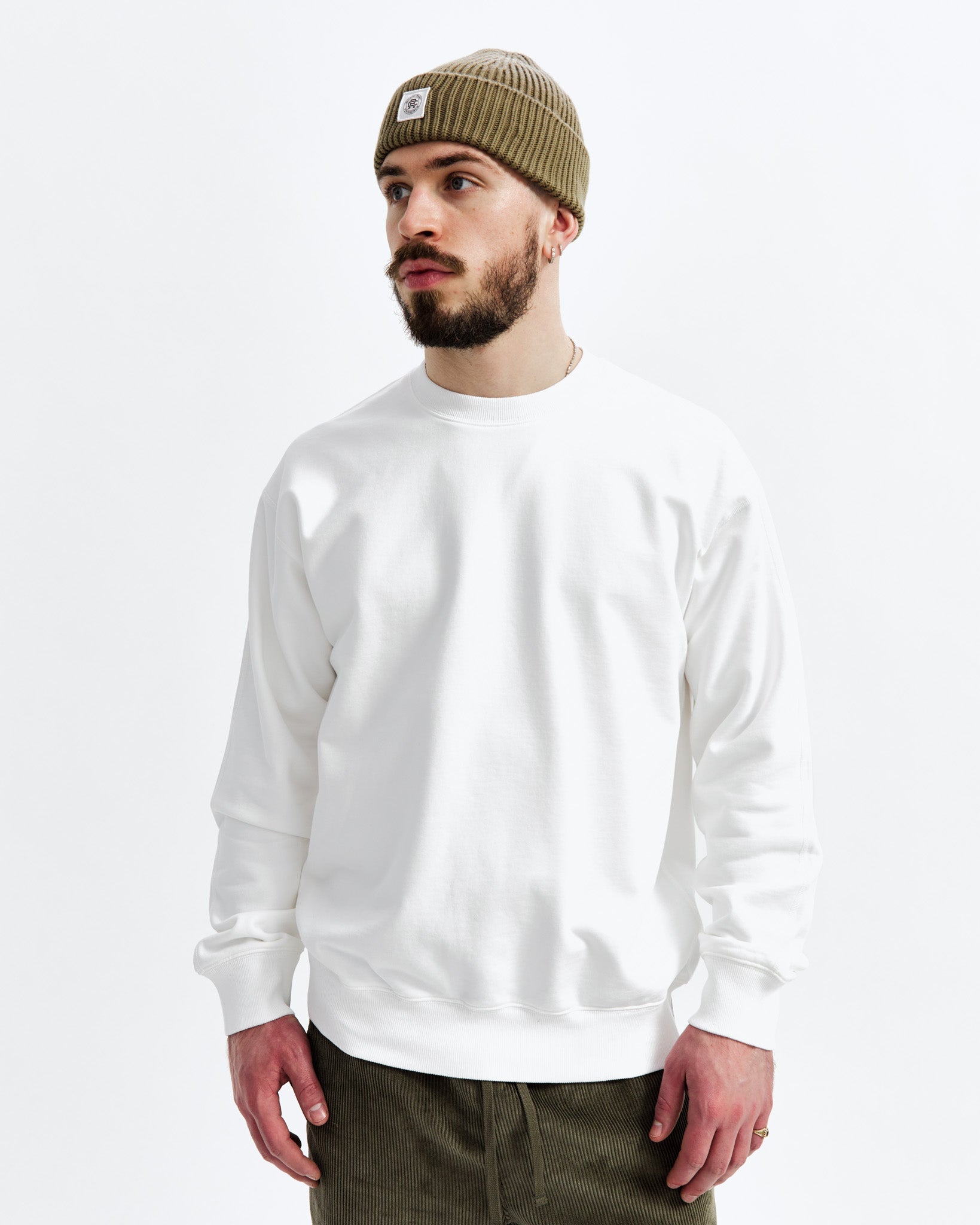 Relaxed vintage crew neck sweatshirt cheap