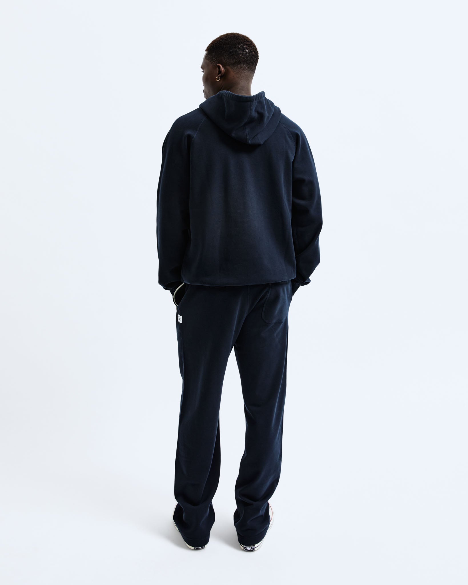 Reigning champ navy hoodie top