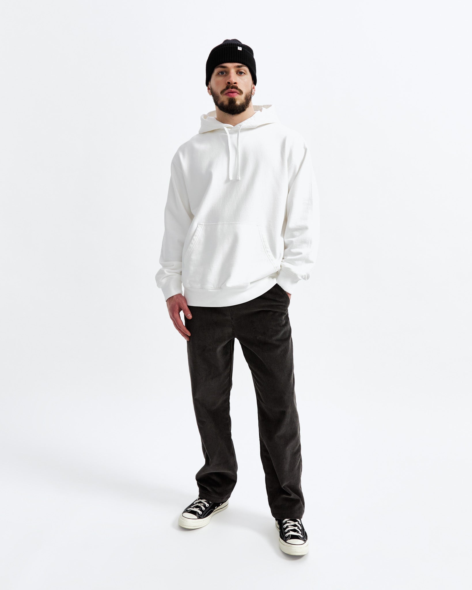 Reigning champ sales white hoodie