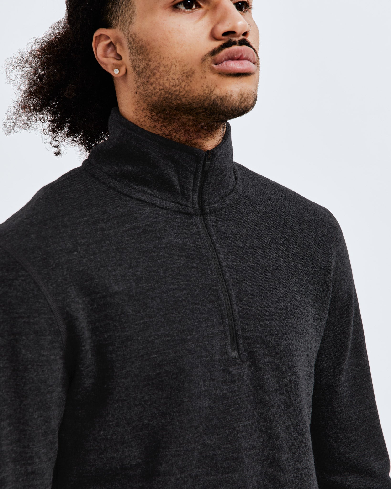 Half zip wool on sale