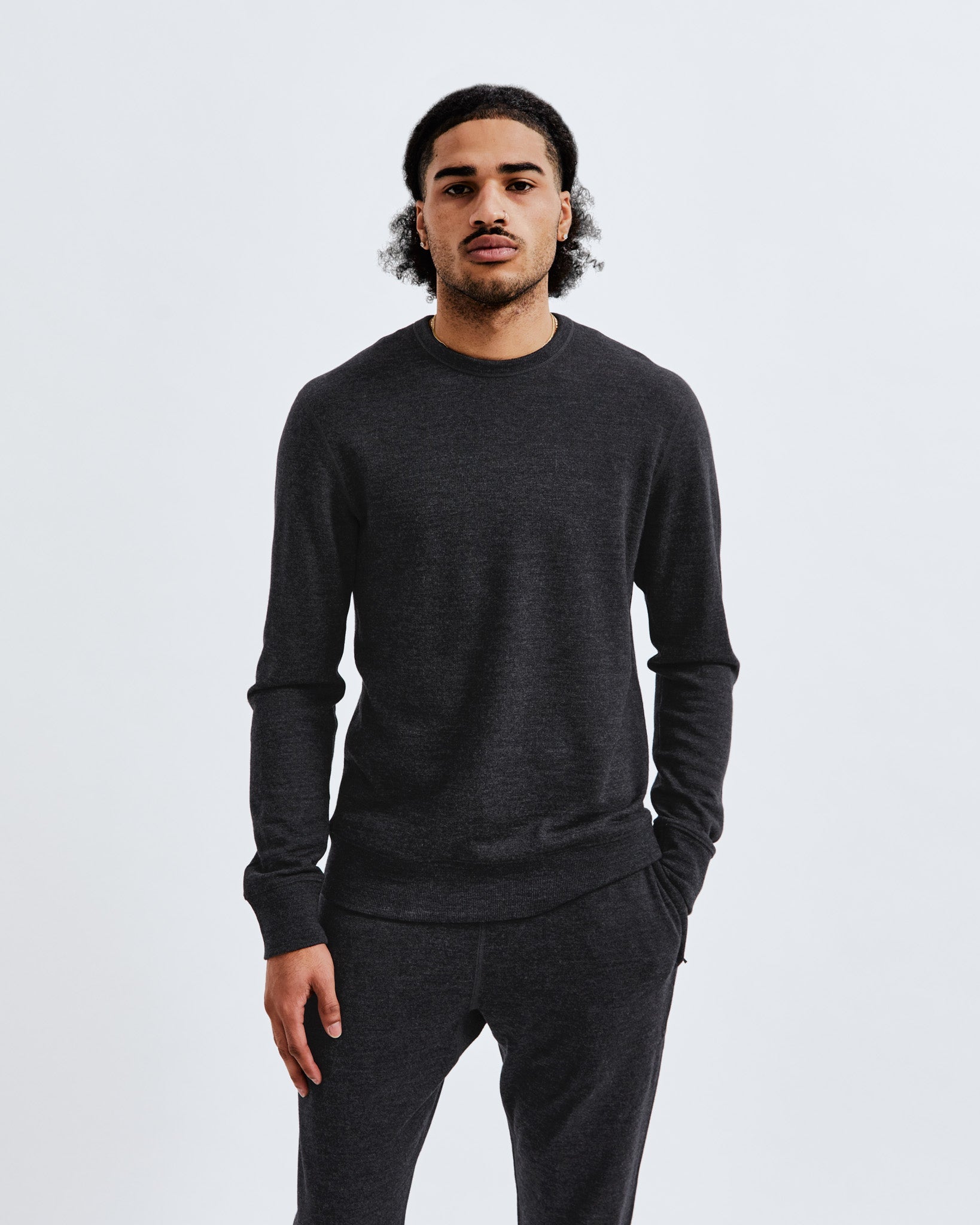 Merino sales terry sweater