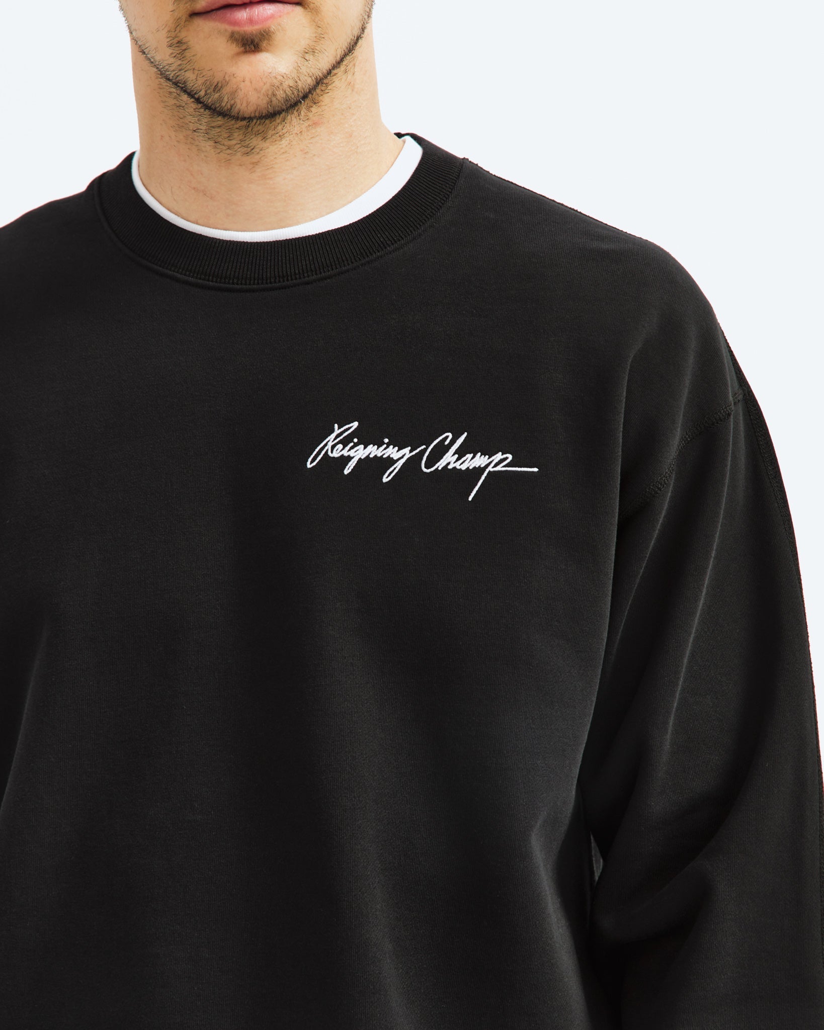Midweight Terry Autograph Relaxed Crewneck | Reigning Champ