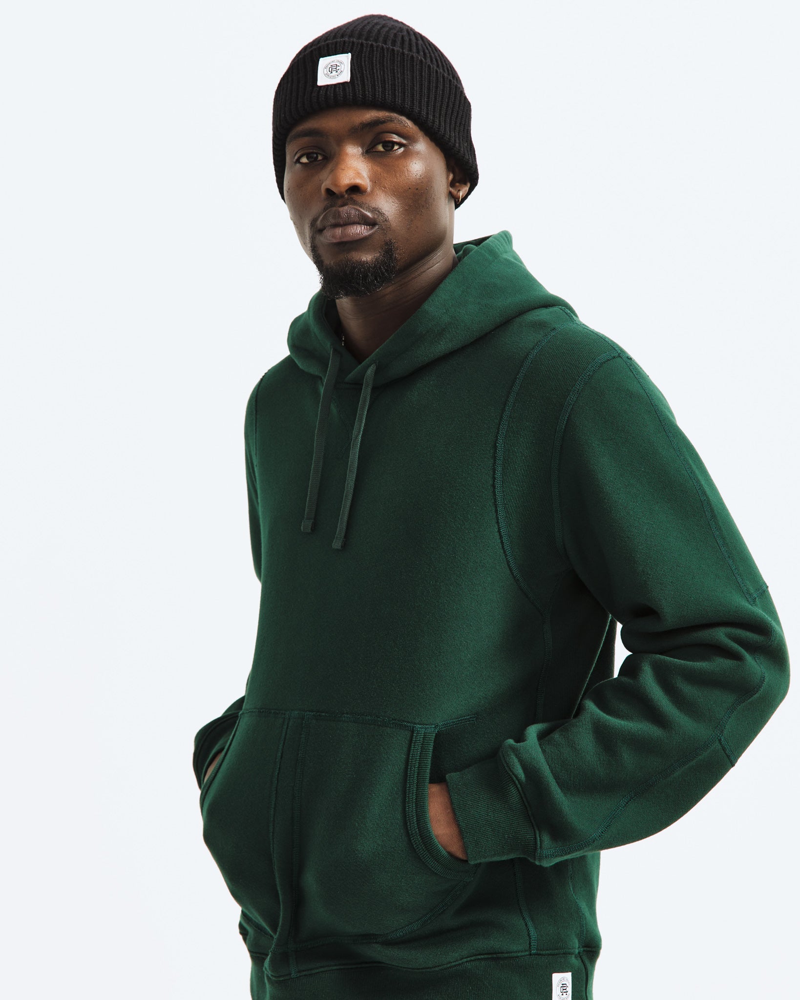 Green hotsell sweater hoodie