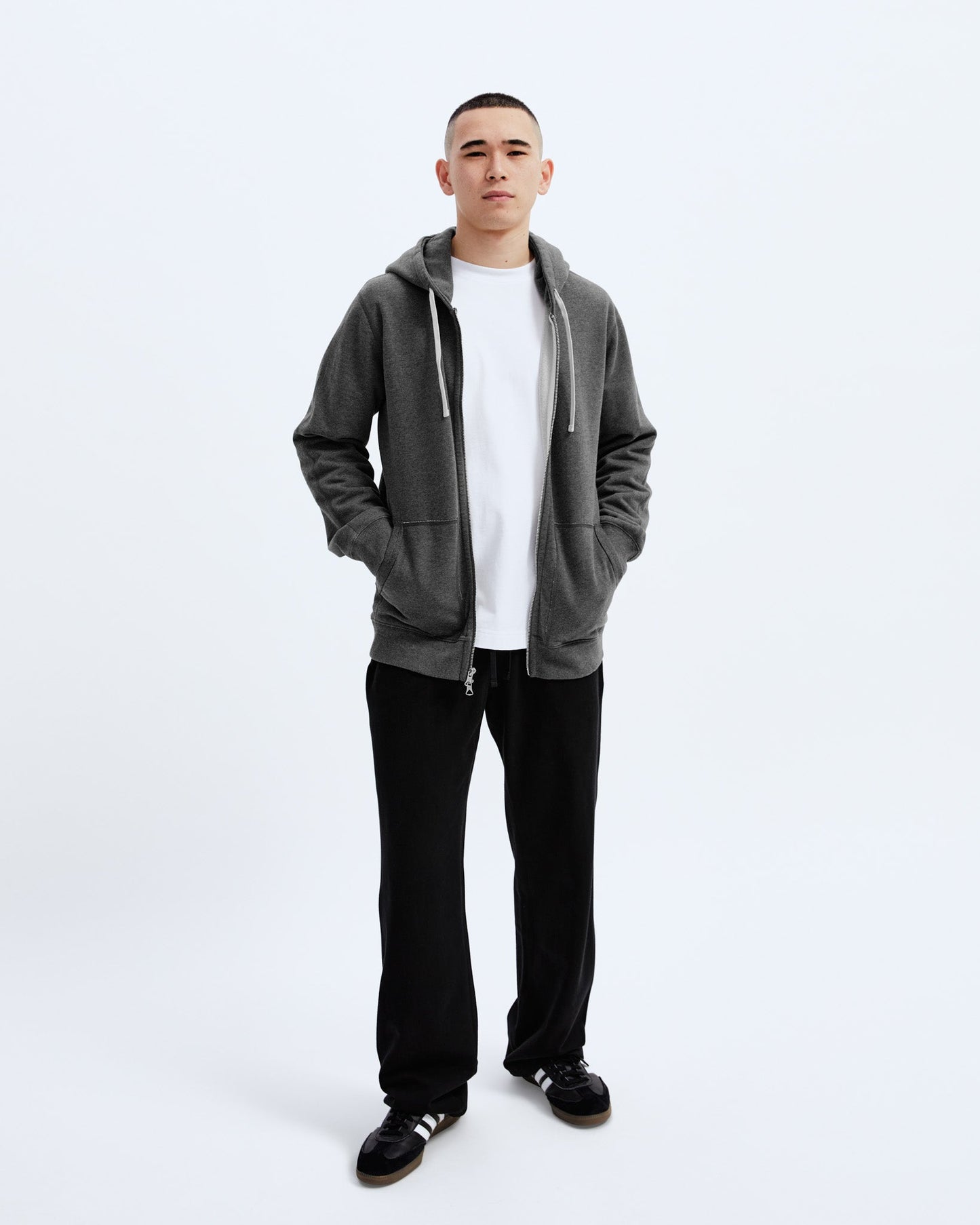 Midweight Terry Classic Full Zip Hoodie - Vault