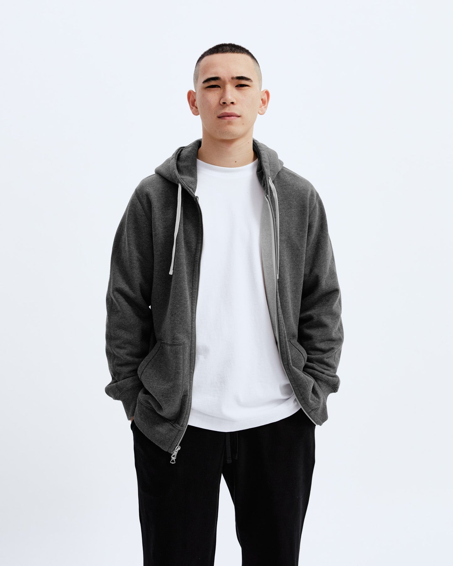 Midweight Terry Classic Full Zip Hoodie - Vault