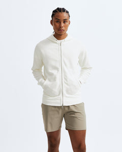 Lightweight Waffle Full Zip Hoodie