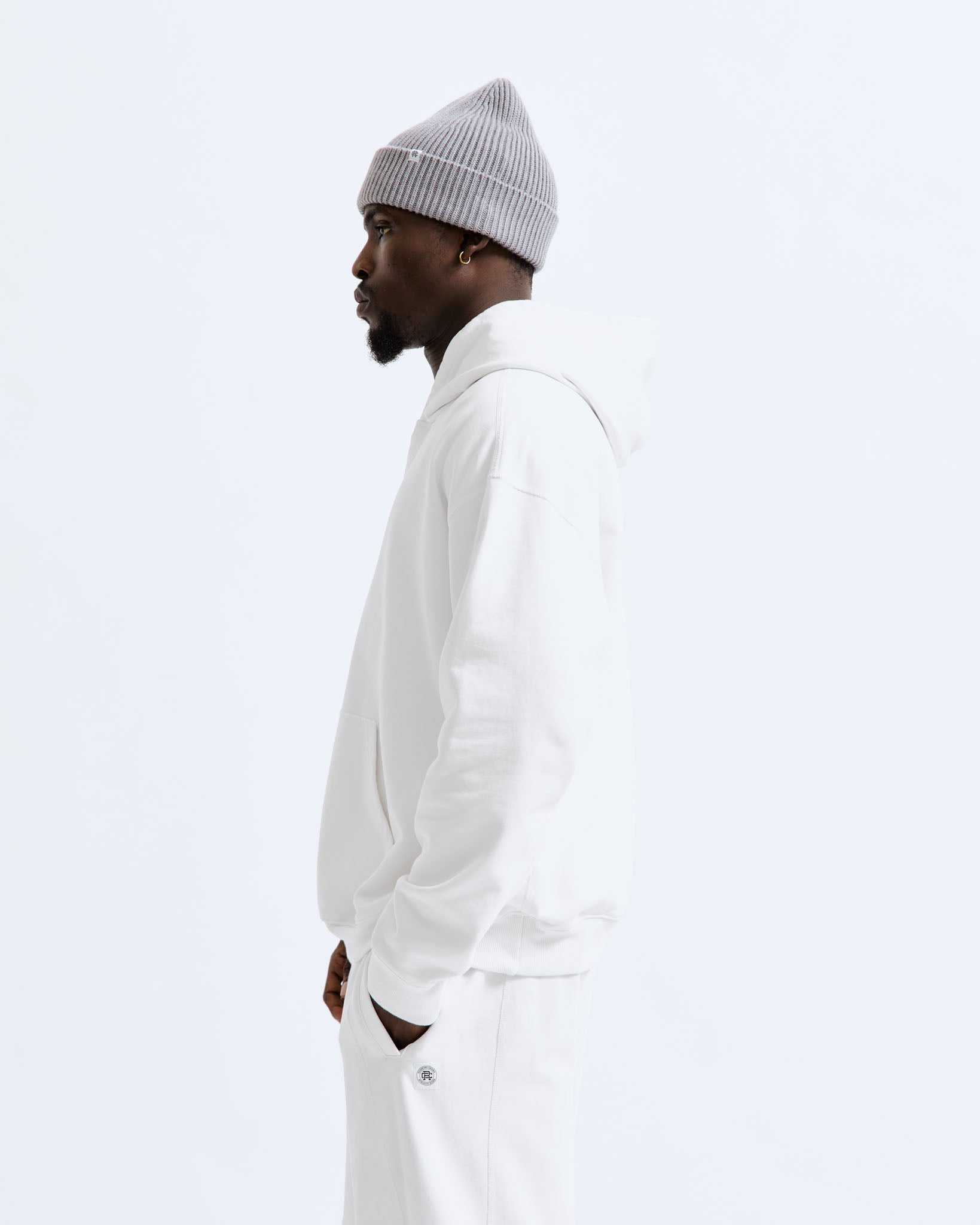 Reigning champ white hoodie new arrivals