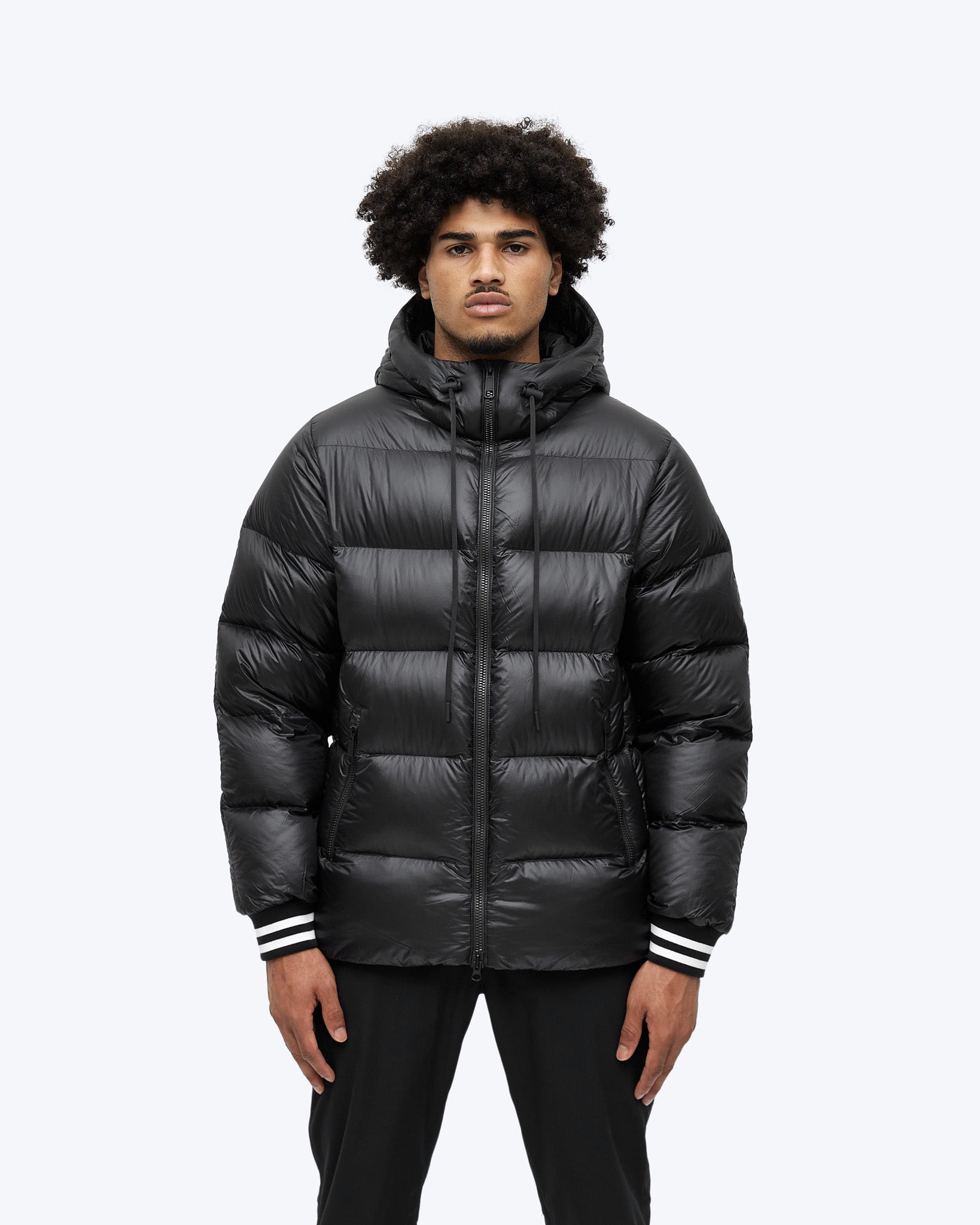 Gk reign hooded best sale puffa jacket
