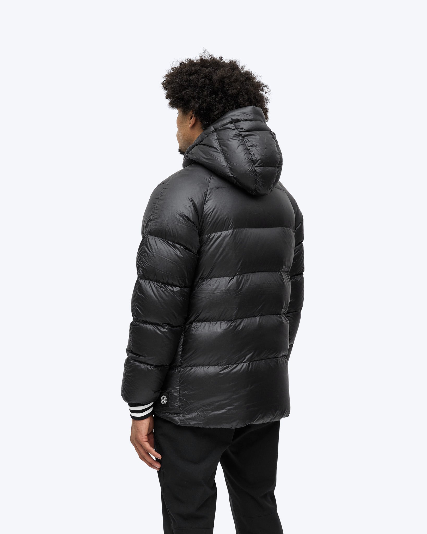 Gk reign hooded puffa jacket sale