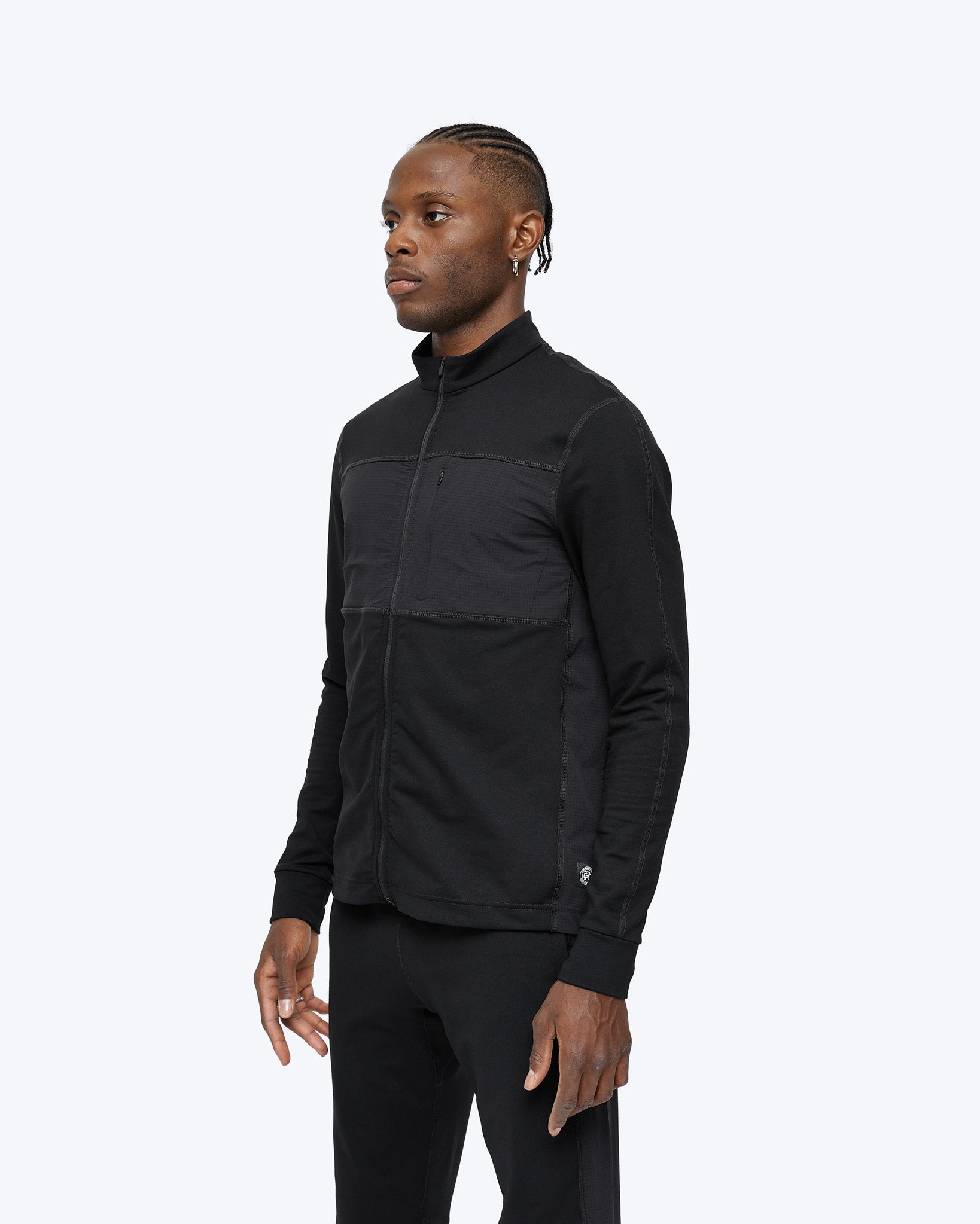 Polartec Power Stretch Pro Full Zip Black — Brooklyn Clothing