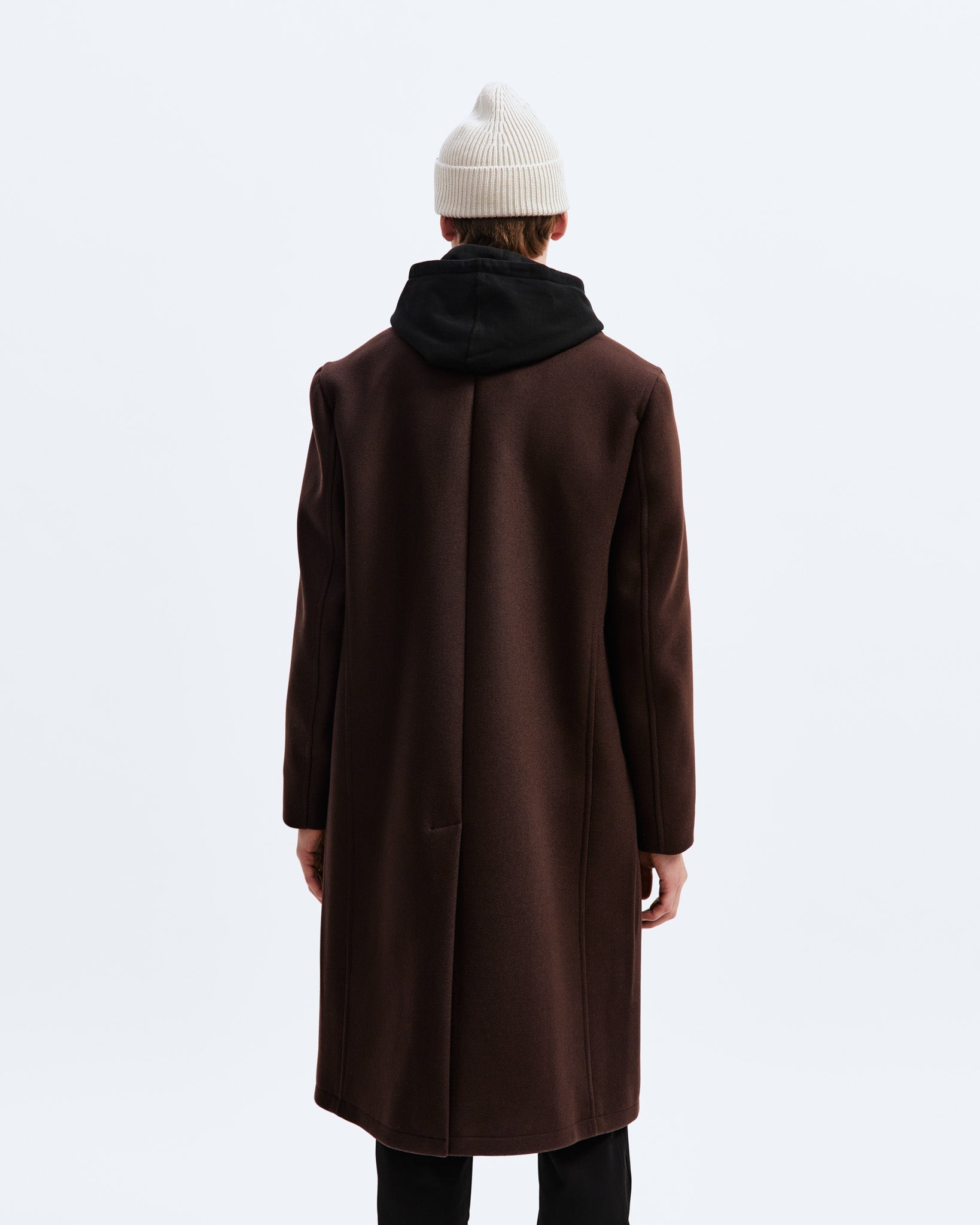 Topman shop burgundy coat