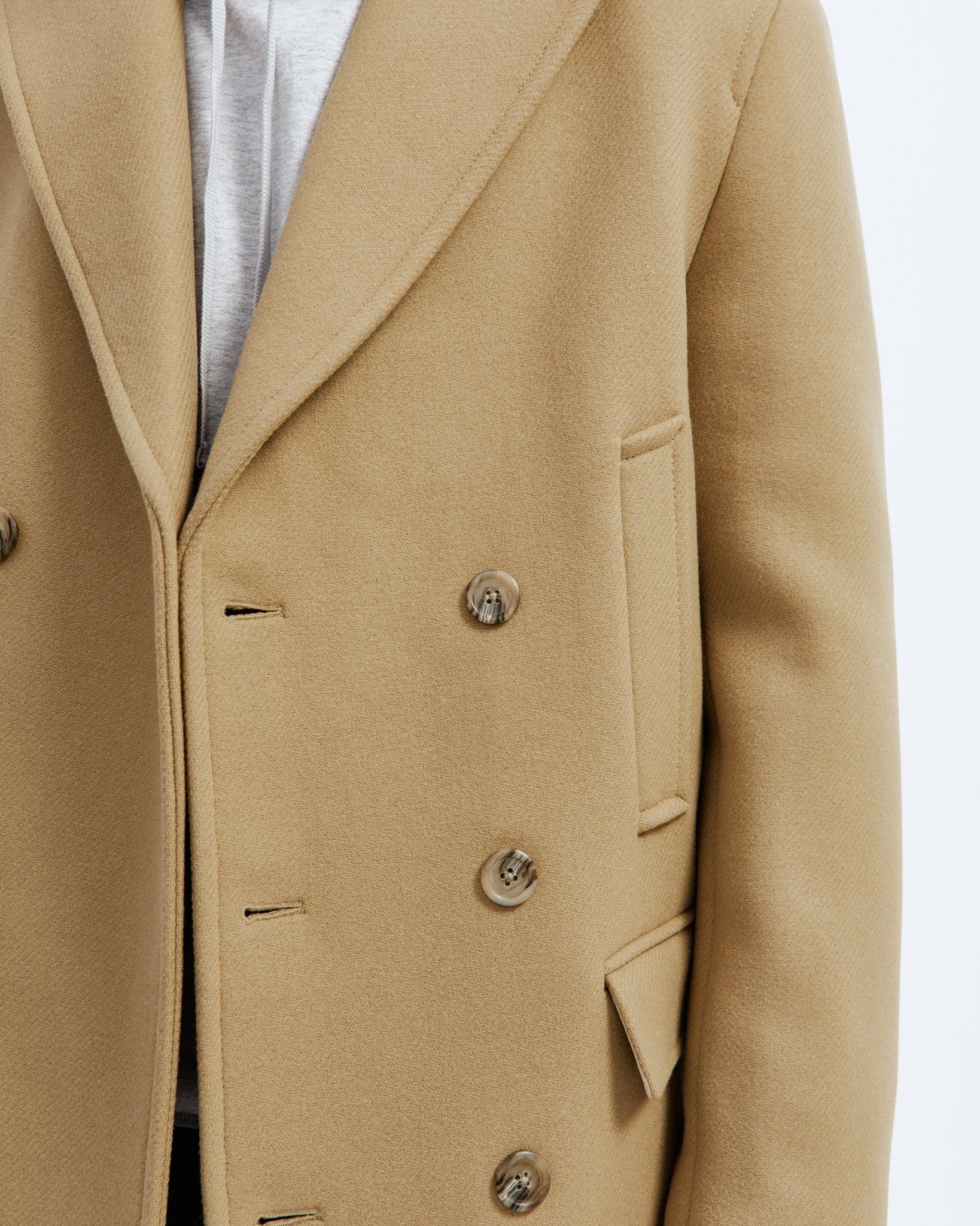 Polo coat with hood store