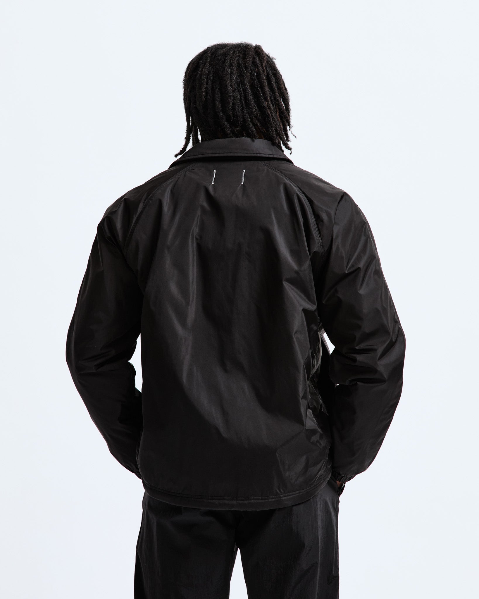 Econyl Satin Nylon Coach's Jacket | Reigning Champ