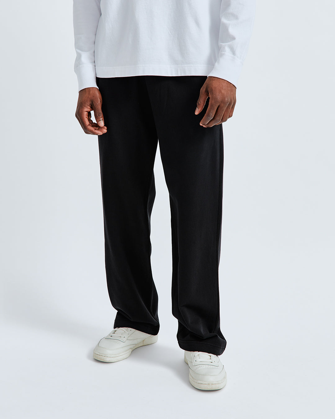 Reigning Champ Men's Midweight Terry Cuffed Sweatpants, Black, XS at   Men's Clothing store