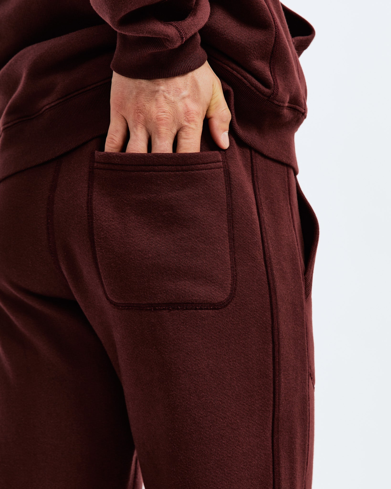 Fleece cuffed sweatpants shop