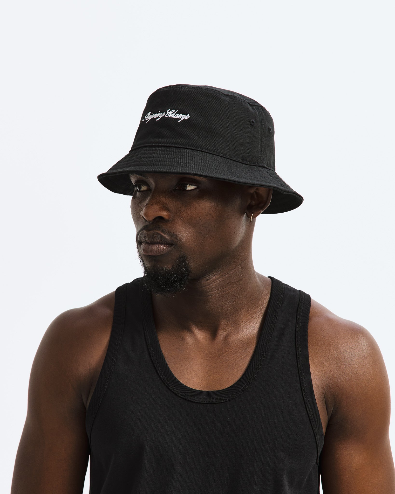 Script Series Bucket Hat / S/M / Black by Reigning Champ