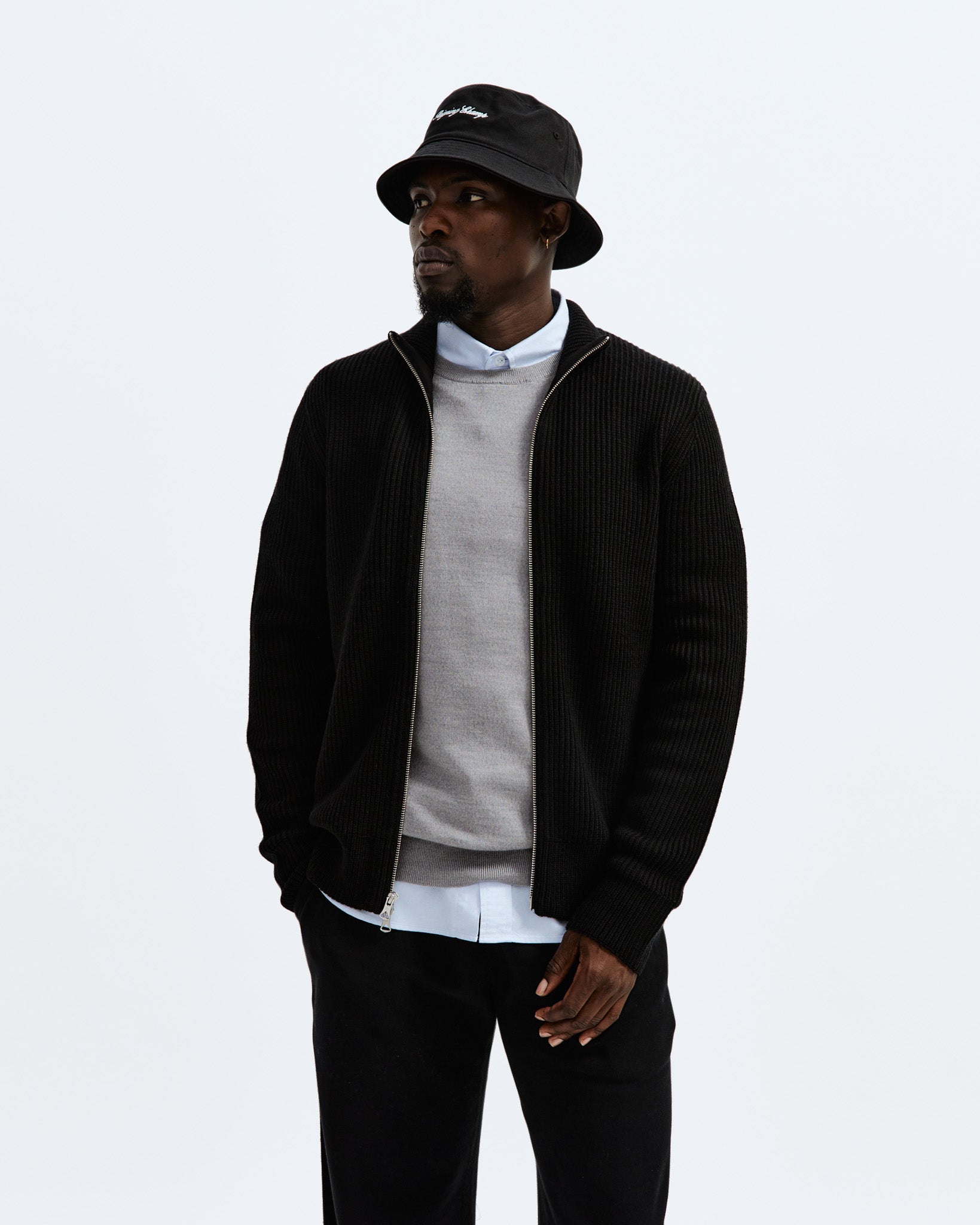人気TOP Heavyweight Merino Vinnie Track Jacket - Vault | Reigning ジャケット・アウター