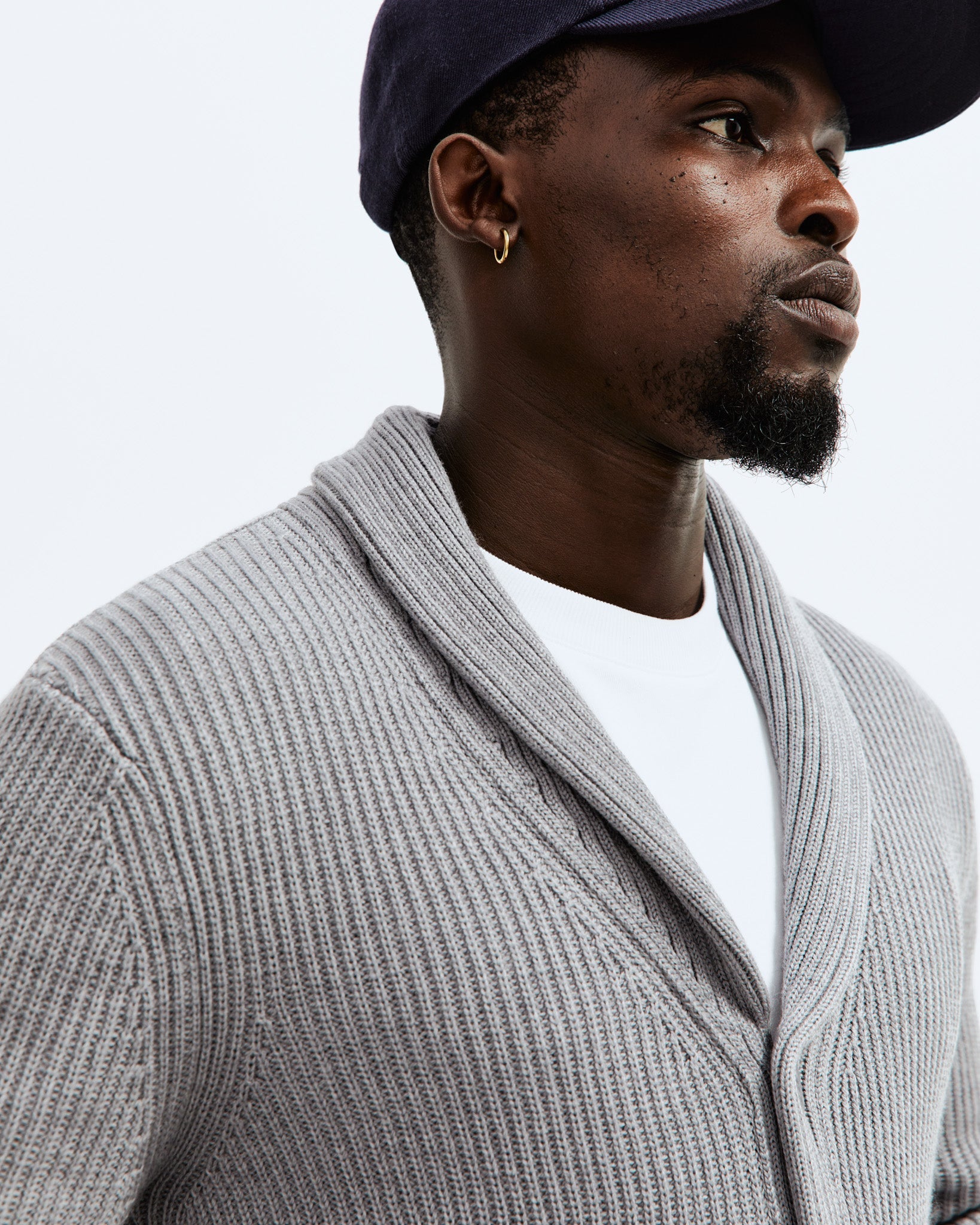 Heavyweight Merino Vinnie Cardigan Reigning Champ