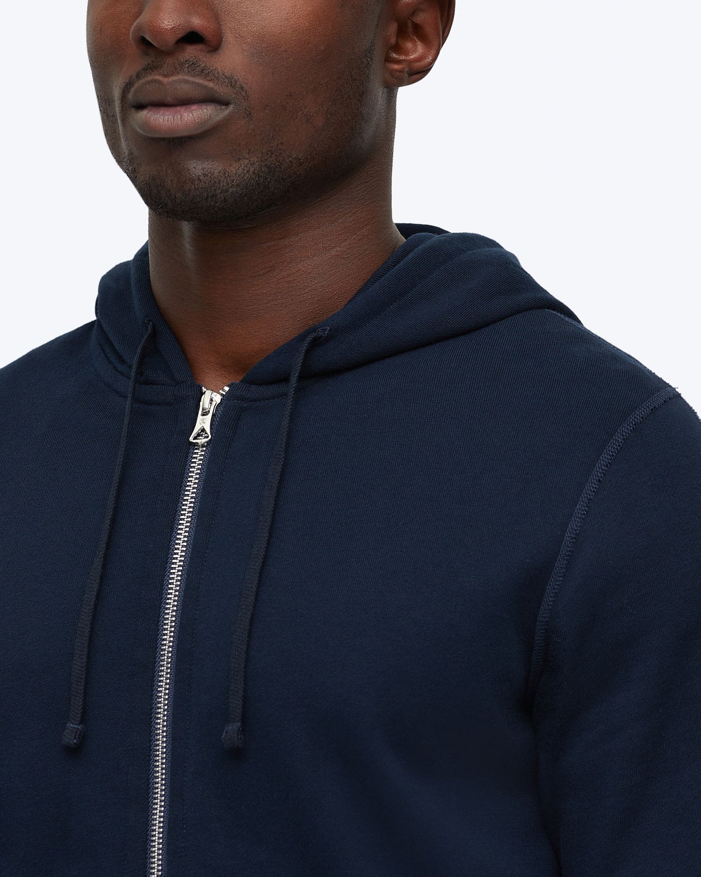 Lightweight Terry Slim Zip Hoodie