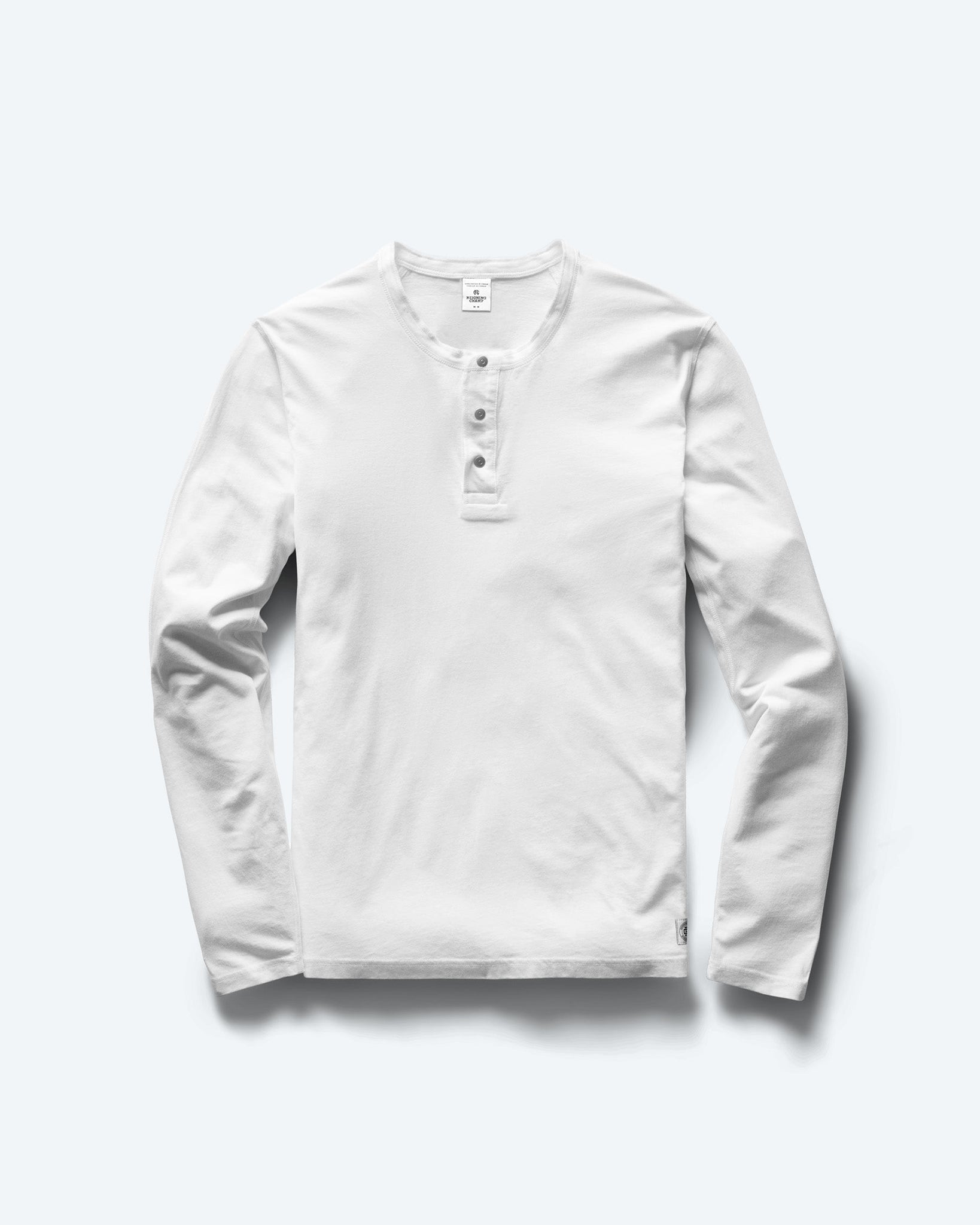Classic Cotton long Sleeve Henley Shirt
