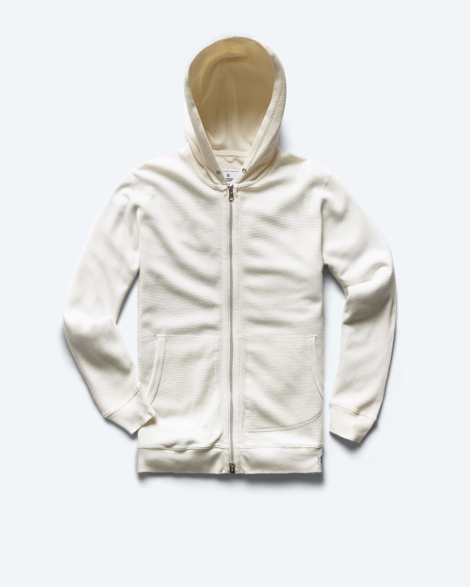 Lightweight white zip 2025 up hoodie