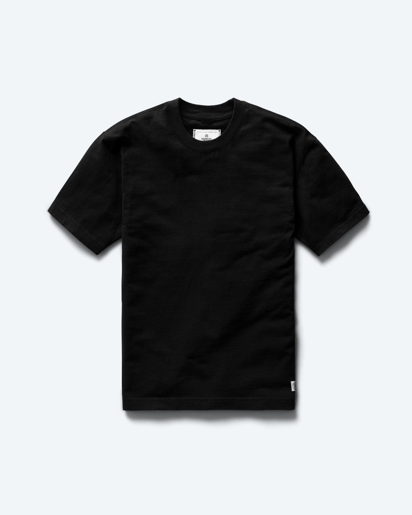V-neck shirt Serie Dry Cotton Colour black
