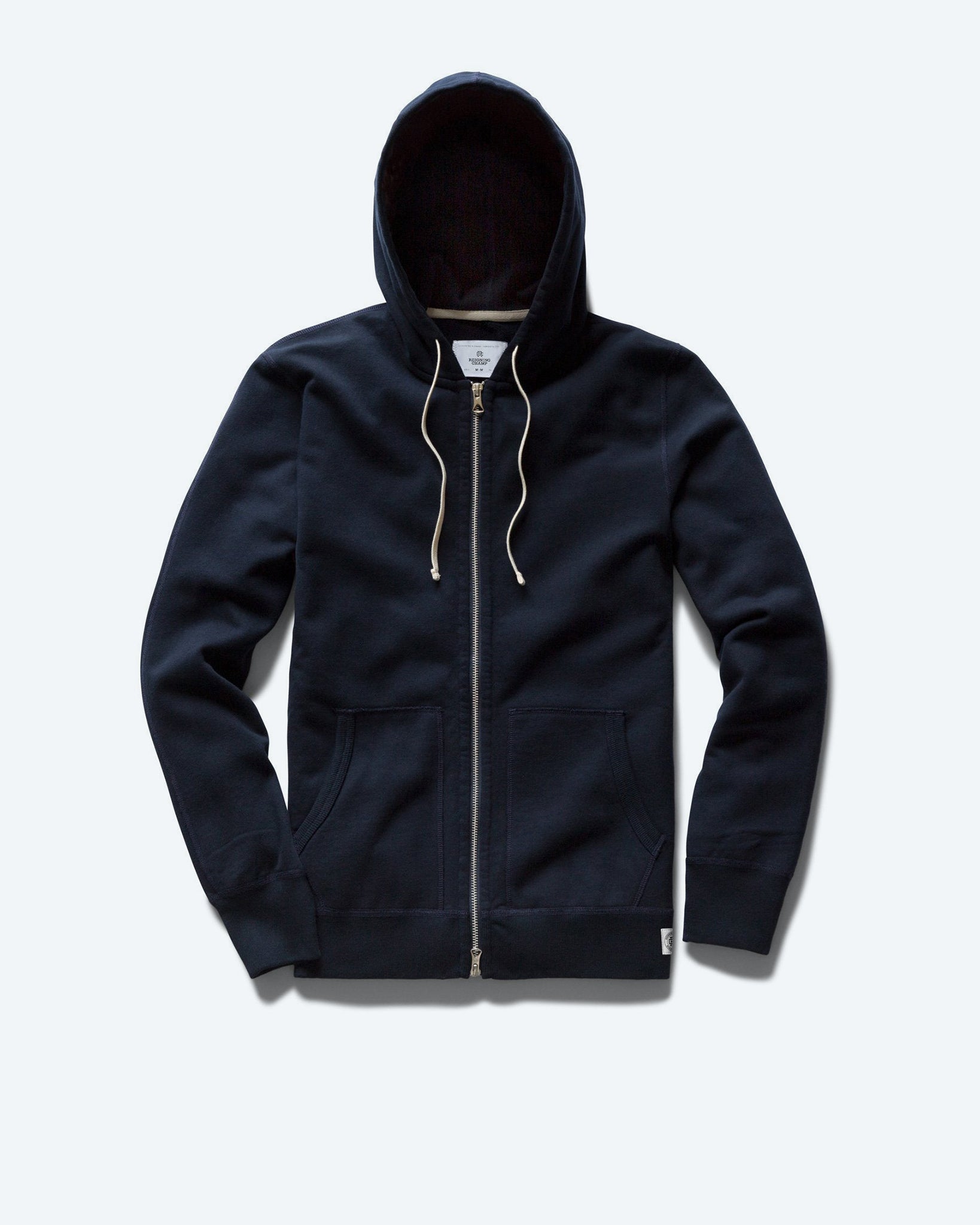 Navy full 2025 zip hoodie